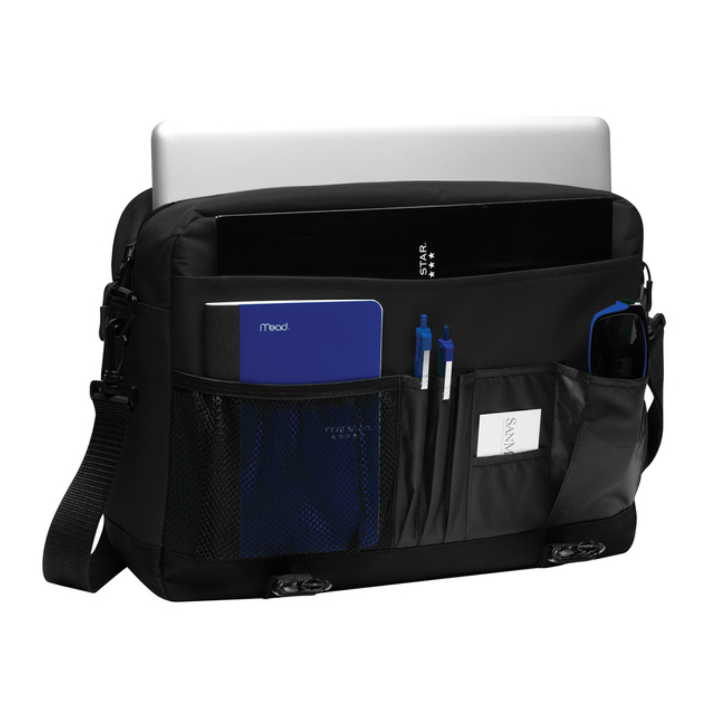 WORKFORCE Port Authority® Messenger Briefcase - BLACK