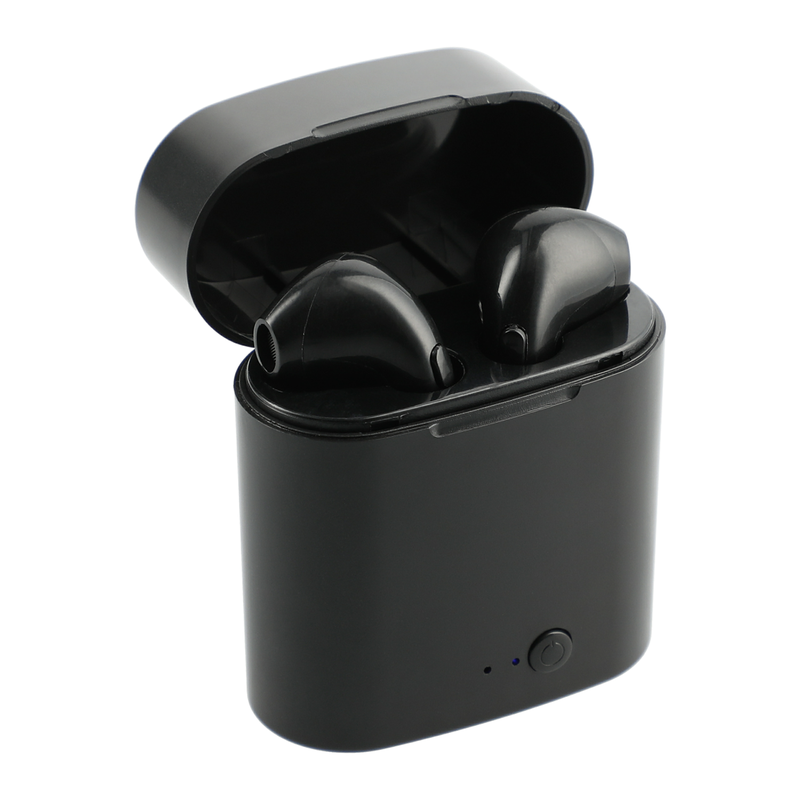 LINCOLN TECH Bawl True Wireless Auto Pair Earbuds and Power Case - Black