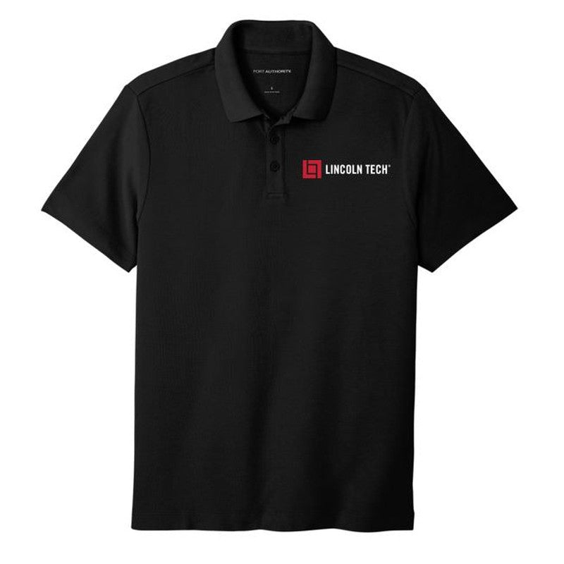 LINCOLN TECH MEN'S SuperPro React ™ Polo - BLACK