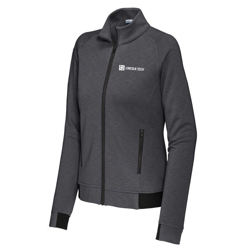 LINCOLN TECH Sport-Tek® Ladies Strive Full-Zip - Graphite