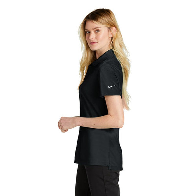 LINCOLN TECH - Nike Ladies Dri-FIT Micro Pique 2.0 Polo - Black