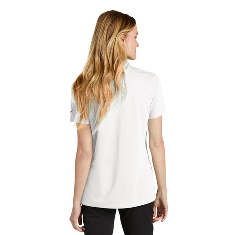 LINCOLN TECH - Nike Ladies Dri-FIT Micro Pique 2.0 Polo - White