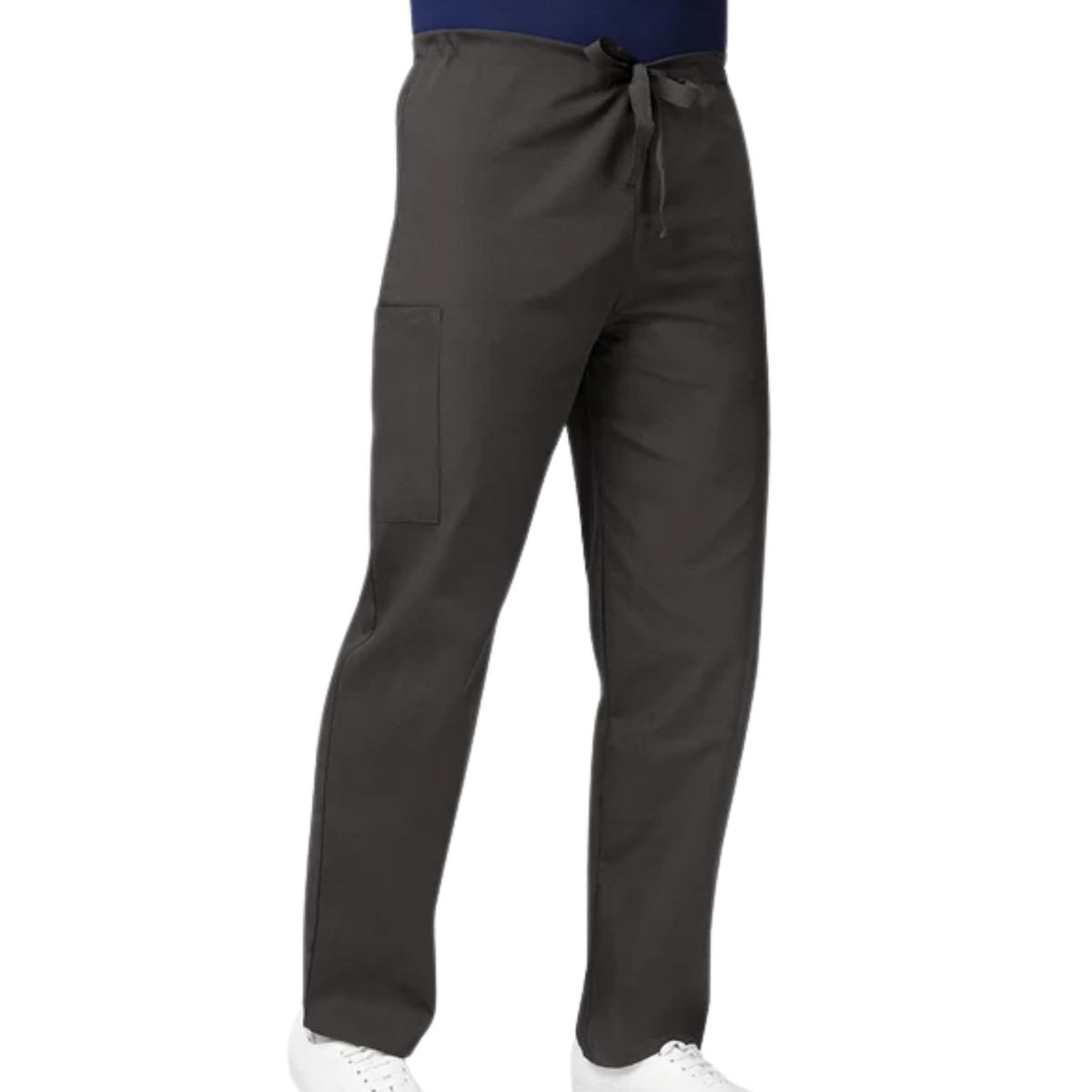 Unisex Natural-Rise Drawstring Tapered Leg Scrub Pant