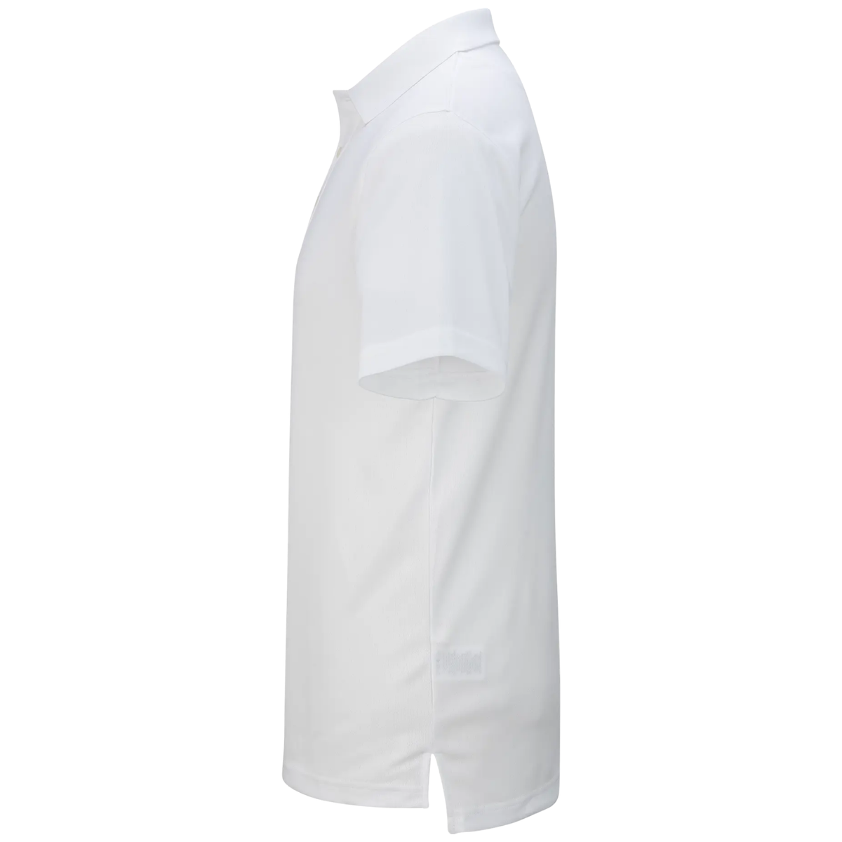 LINCOLN TECH Hi Performance Mesh Men's Polo - White