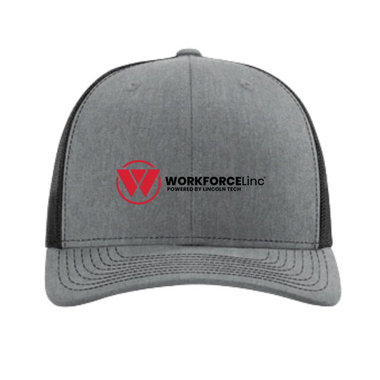 WORKFORCE RICHARDSON TRUCKER CAP - Heather Grey/Black