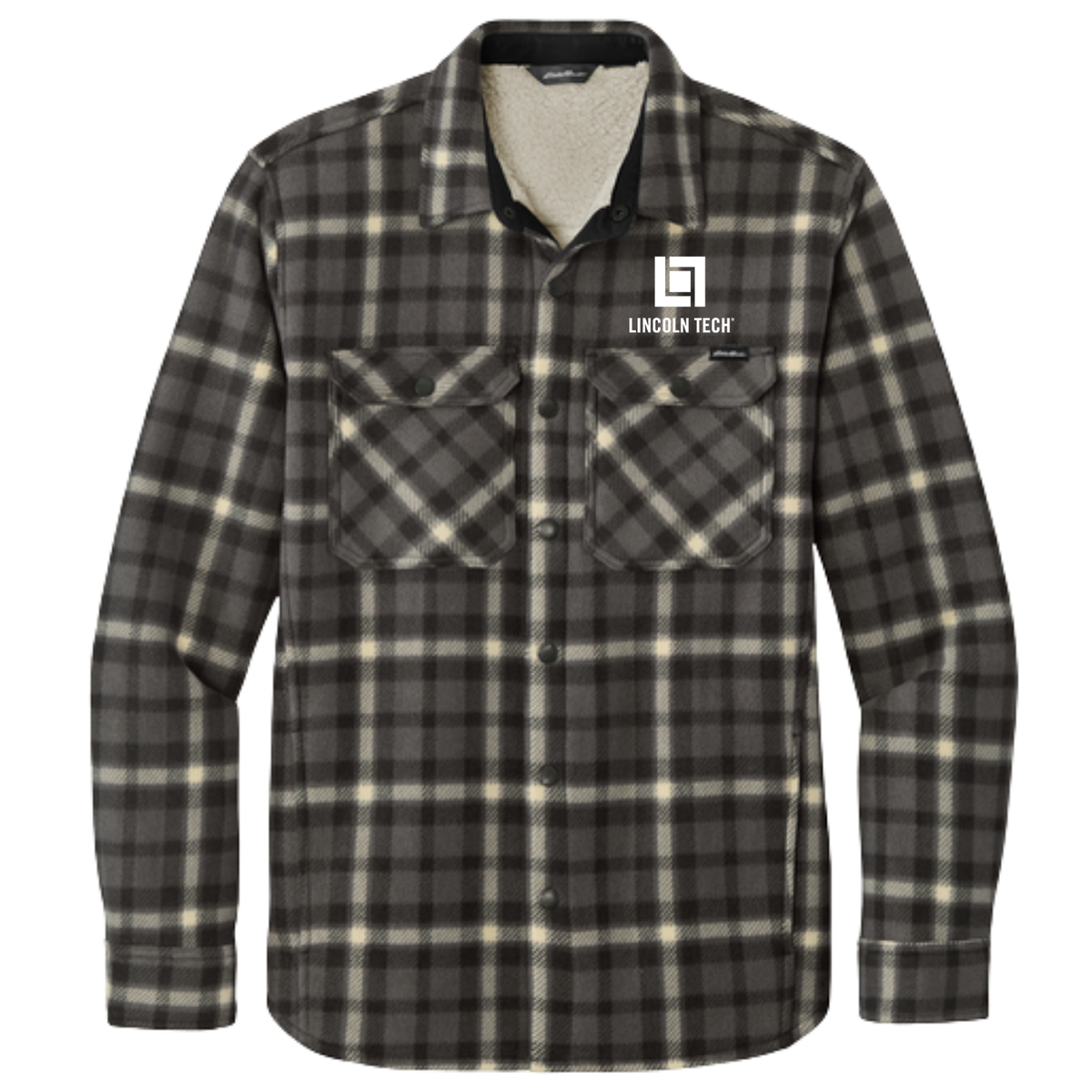 LINCOLN TECH Eddie Bauer® Woodland Shirt Jac - Grey Steel/Bone