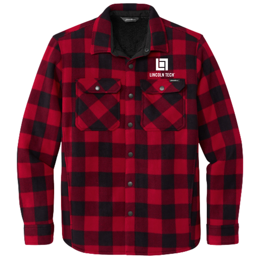 LINCOLN TECH Eddie Bauer® Woodland Shirt Jac - Radish/Black