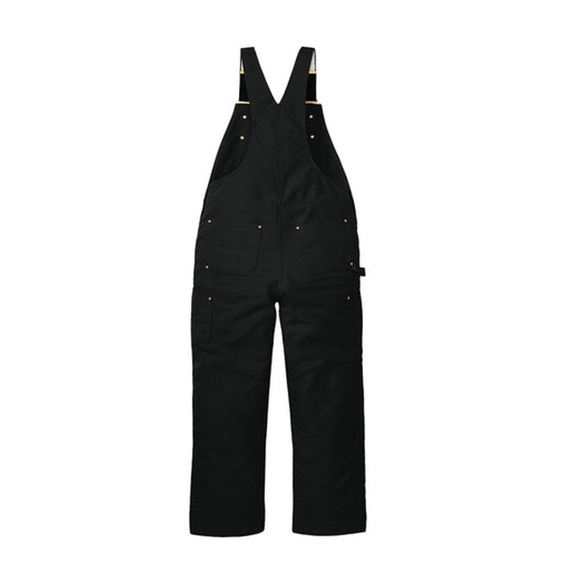LINCOLN TECH - Carhartt® Short Firm Duck Insulated Bib Overalls - Black