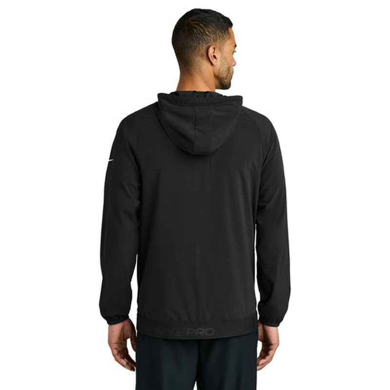 LINCOLN TECH - Nike Pro Hooded Jacket - Black