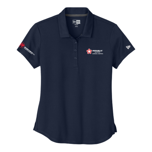 REPUBLIC SERVICES WORKFORCE New Era® Women’s Power Polo - True Navy