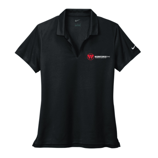 WORKFORCE Nike Ladies Dri-FIT Micro Pique 2.0 Polo - BLACK