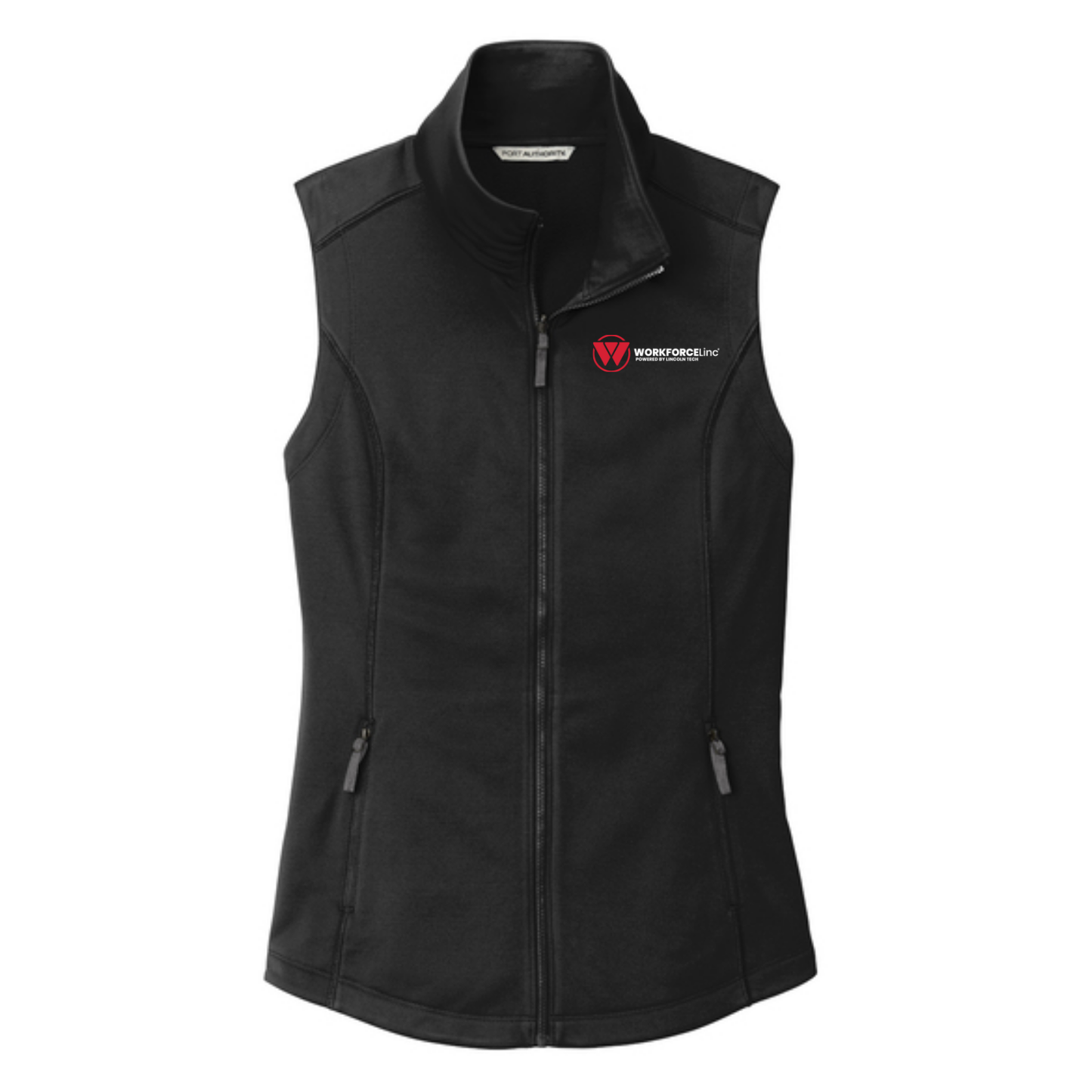 WORKFORCE Port Authority® Ladies Collective Smooth Fleece Vest - Deep Black
