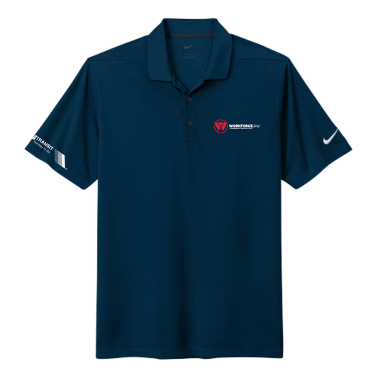 WORKFORCE TRANSIT Nike Dri-FIT Micro Pique 2.0 Polo - Navy