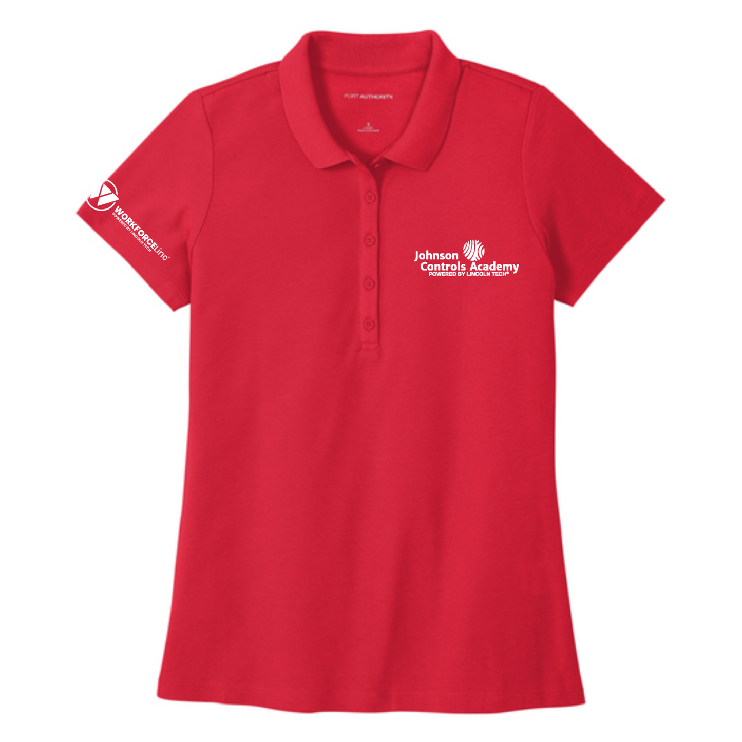 JOHNSON CONTROLS WORKFORCE LADIES SuperPro React ™ Polo - RED