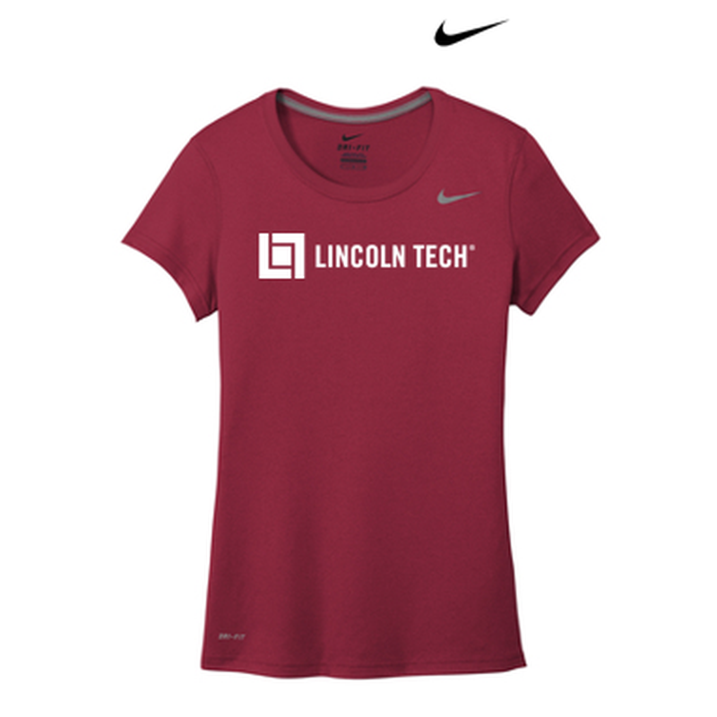 LINCOLN TECH - Nike Ladies Legend Tee - Team Maroon