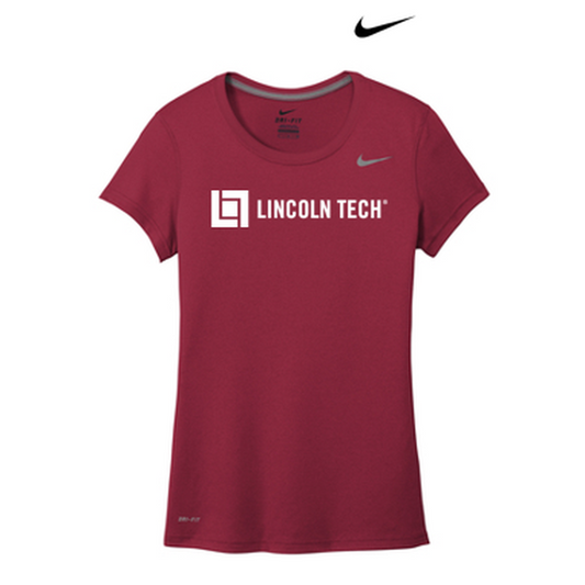 LINCOLN TECH - Nike Ladies Legend Tee - Team Maroon