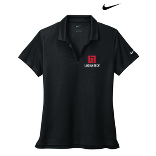 LINCOLN TECH - Nike Ladies Dri-FIT Micro Pique 2.0 Polo - Black