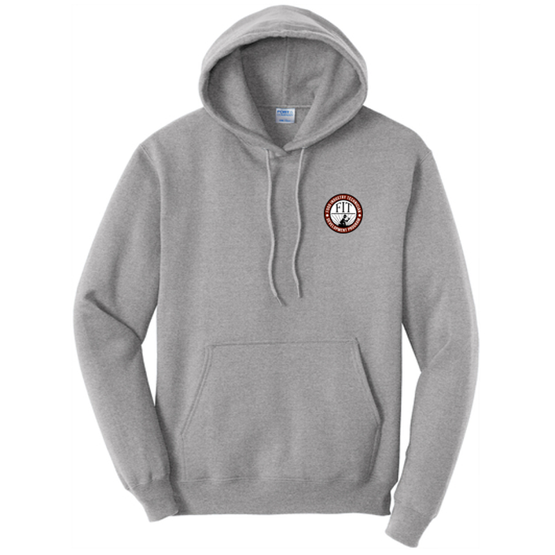 FIT Port & Co™ Core Fleece Pullover Hooded Sweatshirt - Athletic Heather