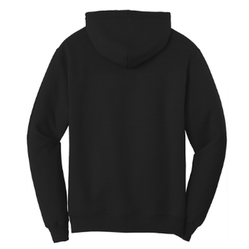 FIT Port & Co™ Core Fleece Pullover Hooded Sweatshirt - Jet Black