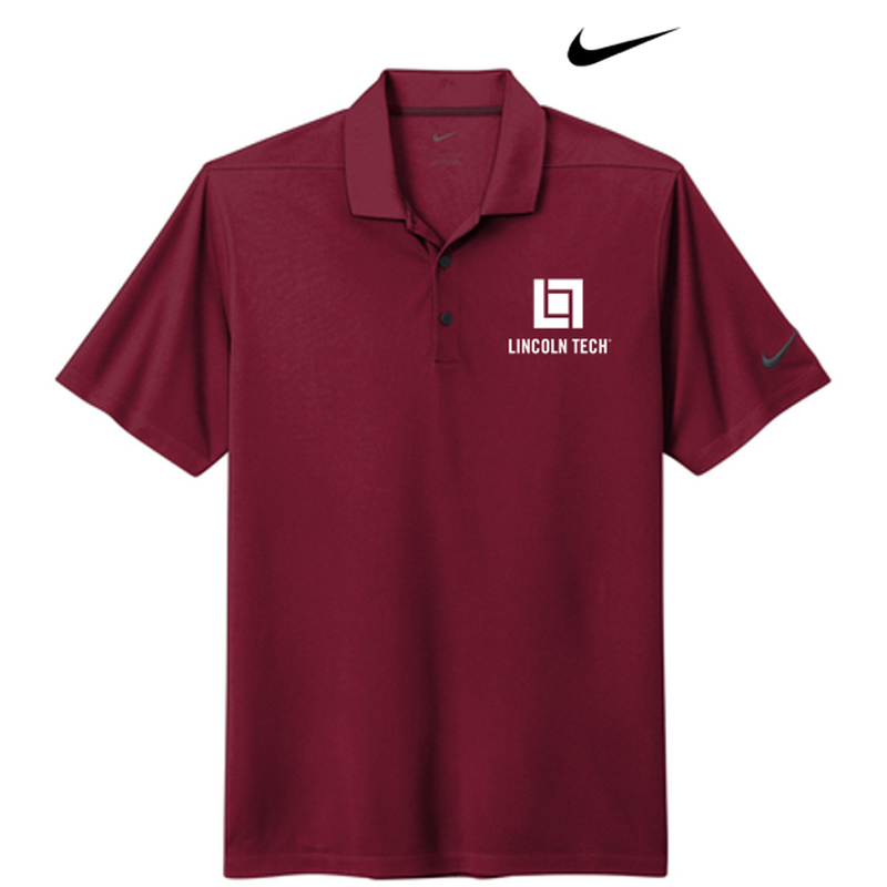 LINCOLN TECH - Nike Dri-FIT Micro Pique 2.0 Polo - Team Red