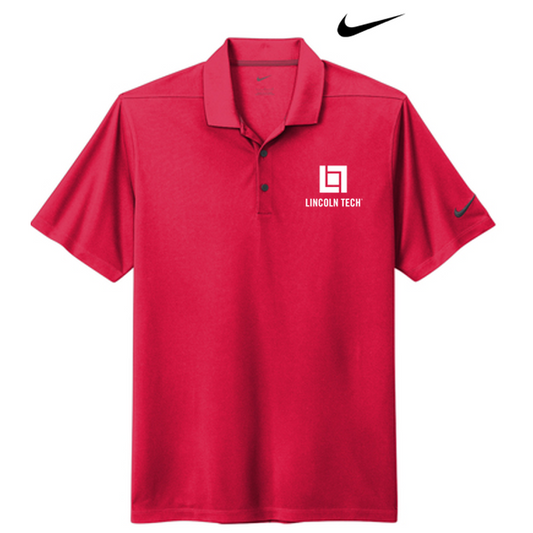 LINCOLN TECH - Nike Dri-FIT Micro Pique 2.0 Polo - University Red