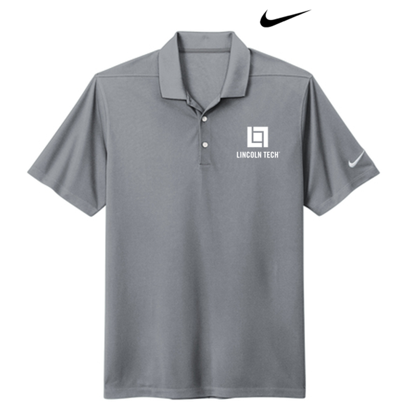 LINCOLN TECH - Nike Dri-FIT Micro Pique 2.0 Polo - Cool Grey