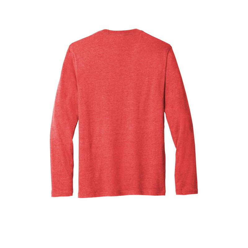 LINCOLN TECH MEN'S Tri-Blend Long Sleeve Tee - Bright Red Heather