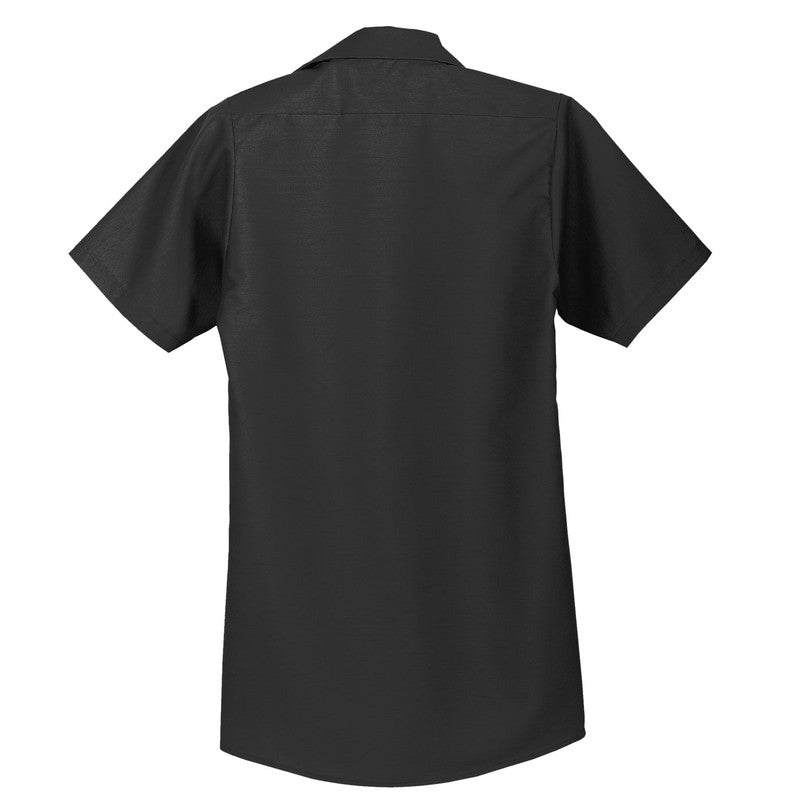 LINCOLN TECH Red Kap® Short Sleeve Industrial Work Shirt - Charcoal