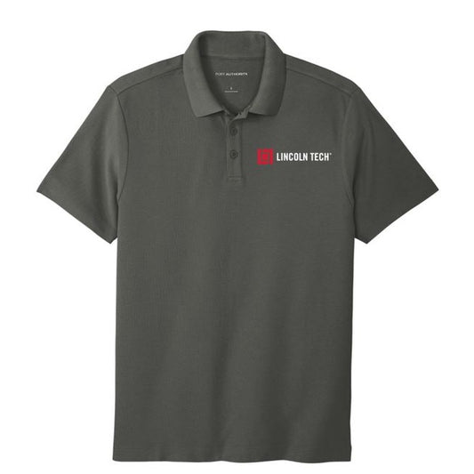 LINCOLN TECH MEN'S SuperPro React ™ Polo - Storm Grey
