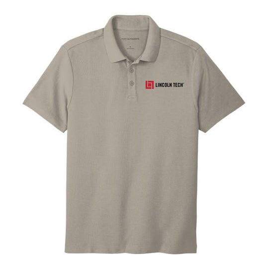 LINCOLN TECH MEN'S SuperPro React ™ Polo - Gusty Gray