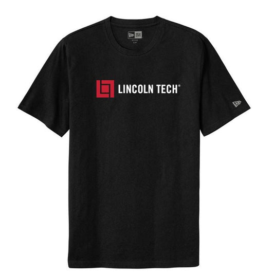 LINCOLN TECH MEN'S New Era ® Tri-Blend Tee - Black Solid