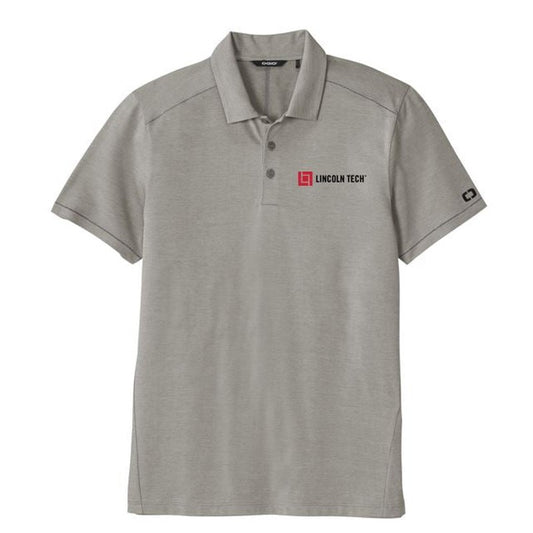 LINCOLN TECH MEN'S OGIO ® Code Stretch Polo - Tarmac Grey Heather
