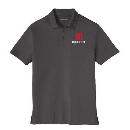 LINCOLN TECH MEN'S City Stretch Polo - GRAPHITE