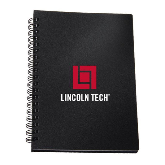 LINCOLN TECH 5" x 7" Duchess Spiral Notebook - Black