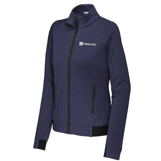 LINCOLN TECH Sport-Tek® Ladies Strive Full-Zip - True Navy