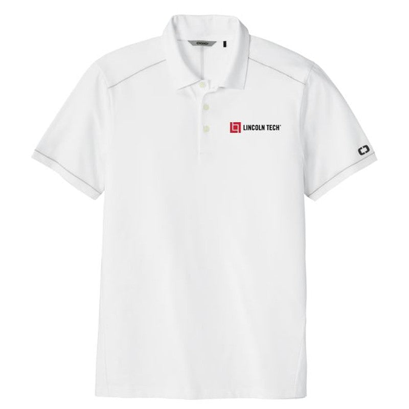 LINCOLN TECH MEN'S OGIO ® Code Stretch Polo - Bright White